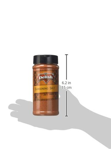SEASONING SALT BY ITS DELISH, 13 OZ. MEDIUM JAR