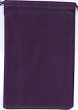 Chessex Dice: Velour Dice Bag Large (5 x 7) - PURPLE - Holds Approximately 90...