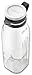 Ello Elsie Glass Water Bottle with Silicone Stopper, 22 oz, Elsie Gray