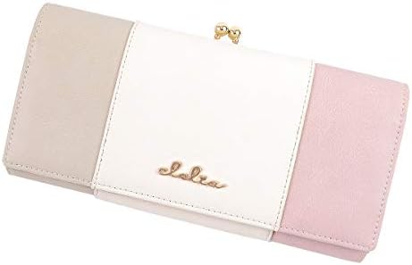 [クレリア] Clelia 長財布 レディース がま口 フラップ 大容量 トリコロール Riberteシリーズ 【CL-17034】