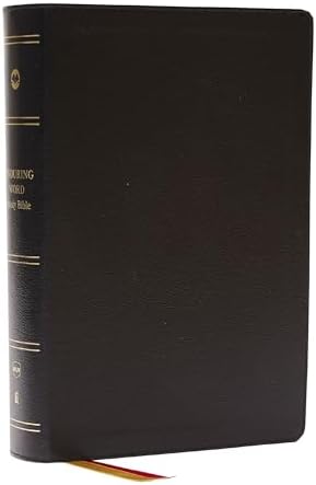 The NKJV, Vines Expository Bible, Leathersoft, Black, Comfort