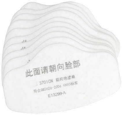 Goldenlight KN95 Breathing Masks& Mask Filters Remplacement for Air Pollution - Anti Dust, Exhaust Gas, Smoke, Smog, Pollen, Fumes, Anti-fog Masks for Men Women (10pcs filters)