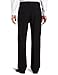 Haggar Men's Big-Tall Repreve Stria Pleat Front Dress Pant, Black, 46x29