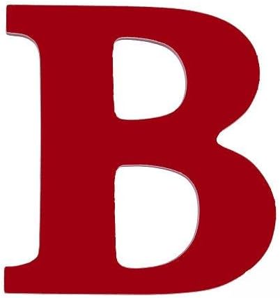 Wooden Letter B Color Red Amazon Ca Baby