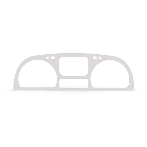 White Satin Gauge Cluster Dash Bezel Trim fits: 1988-1991 Honda Civic With Tachometer (RPM Gauges) - Ferreus Industries - BZL-275-White-Satin-077-01