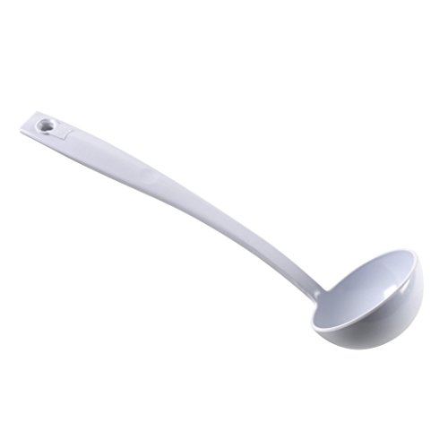 Good Cook Classic 12-Inch White Melamine Ladle