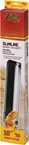 Zilla Reptile Slimline Reptile Lighting Fixture With Uvb Lamp 18Inches