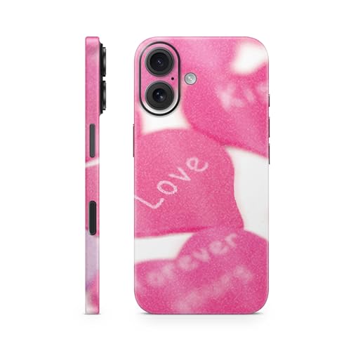 Glossy Glitter Phone Skin Compatible with Apple iPhone 16 - Love and Stuff - Pr…