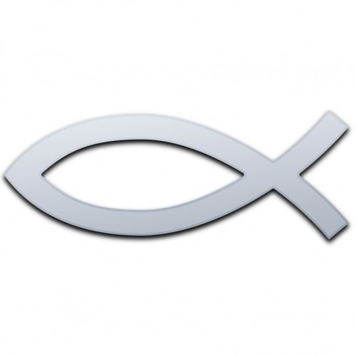 Super Cool Creations Christian Fish Mirrors 50cm x 39cm