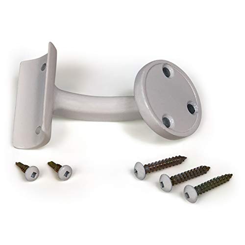 Aluminum Handrail Direct CHR 10' Handrail Section with Returns - ADA Compliant - Gloss White - Thumbnail 4