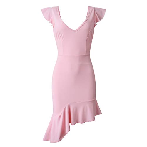 TOTOD Dress, Womens Sexy Lace Bodycon Cocktail Dress Ladies Elegant Party Pencil Midi Dress - Thumbnail 5