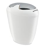 WINOMO Bathroom Trash Can 6.5 Liter 1.75 Gallon Trash with Swing Lip