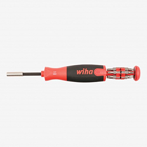 Wiha 38041 13 Piece Pop Up Screwdriver Set - Slotted/Phillips/Square/Hex/Torx