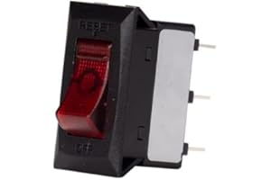 APPION 3-Position Electromechanical Switch, Hinge Lever Actuator, Red, Manual Operation