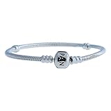 PANDORA Silver Bracelet Snap clasp 590702HV-19 7.5 inch