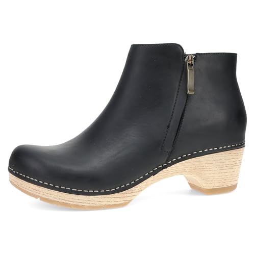 Dansko Lizanne Booties for Women - Linings from Recycled Materials and Leather for Breathability- Lightweight Rubber Outsole for Long-Lasting Wear