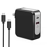 VOGEK USB C Fast Wall Charger, 48W Dual Port Charger with Power Delivery & Quick Charge 3.0 Fast Charge Compatible with MacBook Air/iPads, Google Pixel/Pixel XL, SamsungS10/S9/S8
