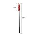 Adofect Disposable Eyelash Mascara Brushes Wands Makeup Applicator Kits, Black Handle, 6 Colors,300 Pieces, Multicolor