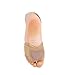 Neoprene Half Sole Lyrical Dance Footwear in Black Medium