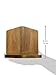 Lipper International Acacia Wood Adjustable Napkin Holder, 6-1/2