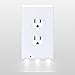 SnapPower Guidelight - Outlet Coverplate with LED Night Lights (Duplex, White)