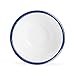 Argon Tableware Traditional Enamel White Cereal Bowls - 155mm / 6