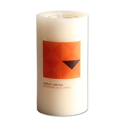 Sunnyscopa Waterslide Decal Paper for LASER Printer WHITE, US LETTER