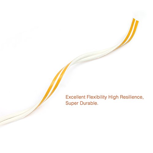 Self-Adhesive EPDM Doors and Windows Draught Excluder Foam Seal Strip Soundproofing Collision Avoidance Rubber Weatherstrip 50 Feet (D White)