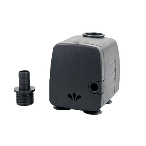 Maxzone 400 GPH (1500L/H, 25W) Submersible Water Pump- Ultra Quiet For Pond, Aquarium, Fish Tank Fountain, Powerful Water Pump with 6ft (1.8m) Power Cord - Thumbnail 4