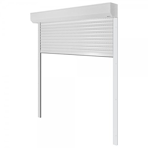 Garagentor mit Qualitätsantrieb 2,30m x 2,40m in Weiß Rolltor: Amazon