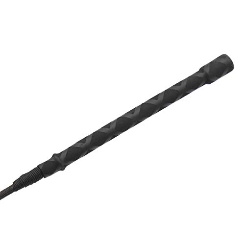 19" Real Riding Crop Cross Handle with Genuine Leather Top | Premium Quality Crops | Equestrianism Horse Crop - Thumbnail 2