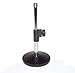 Harlan Hogan Universal Desktop Microphone Stand - Adjustable Height & Weight with US and International Adapter