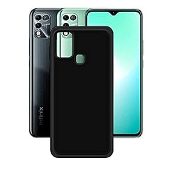 FZZSZS Slim Thin Black Case for Infinix Hot 11