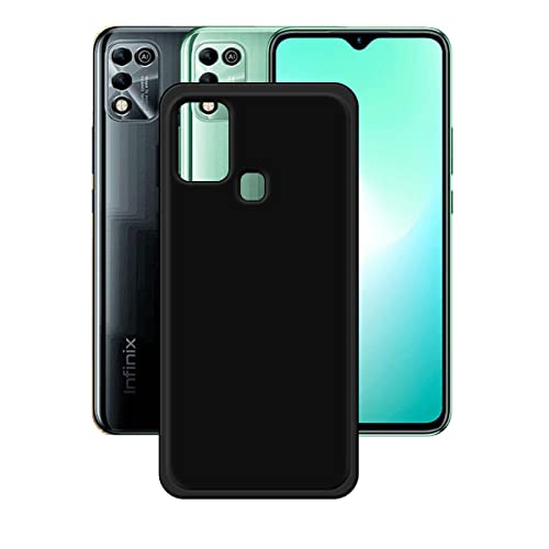 FZZSZS Slim Thin Black Case for Infinix Hot 11