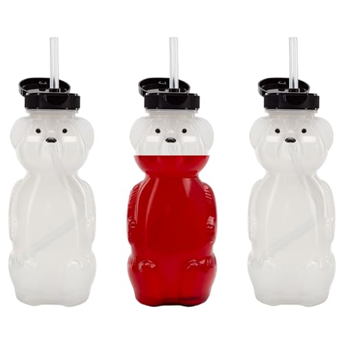 Cornucopia Brands Honey Bear Straw Cups