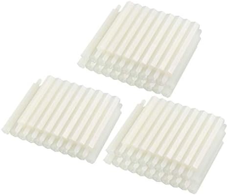 uxcell 100pcs M3 40+6mm Male Thread Nylon Hex Standoff Spacer Screws PCB Pillar