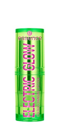 essence | Electric Glow Color Changing Lipstick | pH Reactive Natural Pink for All Skin Tones | Vegan & Cruelty Free | Gluten Free, Without Oil & Parabens