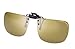 Eagle Eyes Clip On Sunglasses - Universal Square Design Polarized Lenses - UVA, UVB and Blue Light Blocking Protection