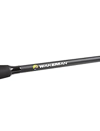 Combo de pesca con mosca de la serie Wakeman Charter con bolsa de transporte   Negro   80 FSH8000