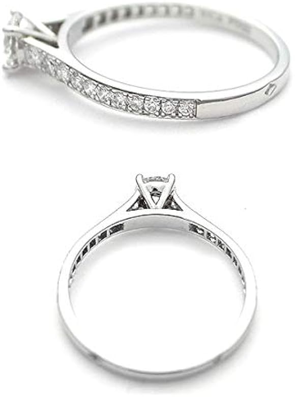 Amazon ヴァンクリーフ アーペル Van Cleef Arpels ロマンスソリティアダイヤリング 0 32ct D Vvs2 Ex Pt950 51 中古 リング 通販