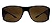 ELLITE HD Clear Vision UV Protection Wraparound Glasses Wear Over Day Sunglasses Eyewear - Brown