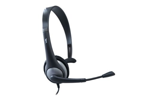 Cyber Acoustics Mono Headset And Boom Mic With Pc Y-Adapter (Ac-104) 15 31VUrY0s2FL