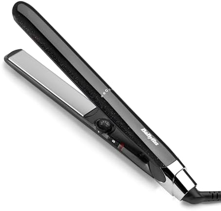 Midnight Shine Glätteisen, Haarglätter mit Titan‑Keramikplatten, Extra lange Stylingplatten, 13 Temperaturstufen (170–235°C), Schnellaufheizung, Anti‑Frizz Glanz Finish, ST590E