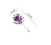 INNEE Handcrafted Lapel Flower 9pcs Boutonniere Pins in Clear Top Tin Box (Style 6)