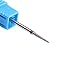 MZCMSL 4pcs Cuticle Clean Drill Bits,3/32 Shank Diamond Nail Bits for Russian Manicure, Cylinder/Flame/Ball/Needle Bit