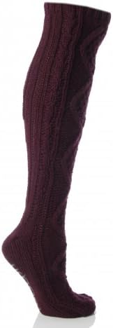 Urban Knit Women's 1 Pair Monster Multi Cable Slouch Slipper Socks