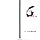 Heiyo Active Touch Stylus Pens Fine Tip Stylus Metal Electronic Styli/Ballpoint Pen for iPad, iPhone 6 /7 plus, Samsung ,Smartphones,PC,All Capacitive Touch Screen Devices-Grey