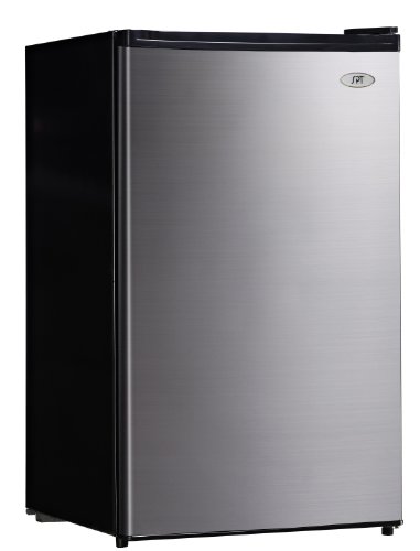 SPT RF-444SS Compact Refrigerator, 4.4 Cubic Feet, Stainless Steel, Energy Star