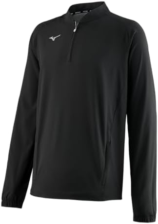 Amazon.com: Mizuno Gametime Short Sleeve Hitting Jacket | Black