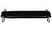 Penn Elcom H1008 Leather Style Replacement Strap Handle, Black with Black Stitching
